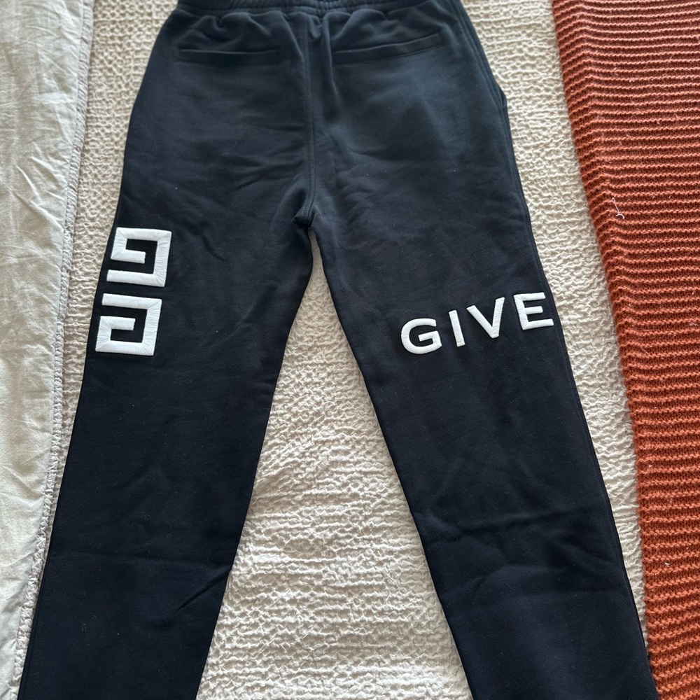 Givenchy Black Joggers with 4G Logo